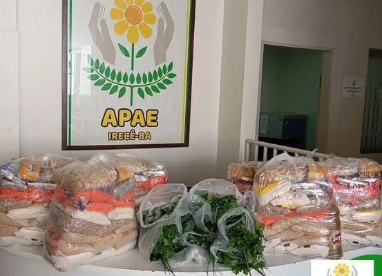 APAE de Irecê é beneficiada com doações de hortaliças e alimentos