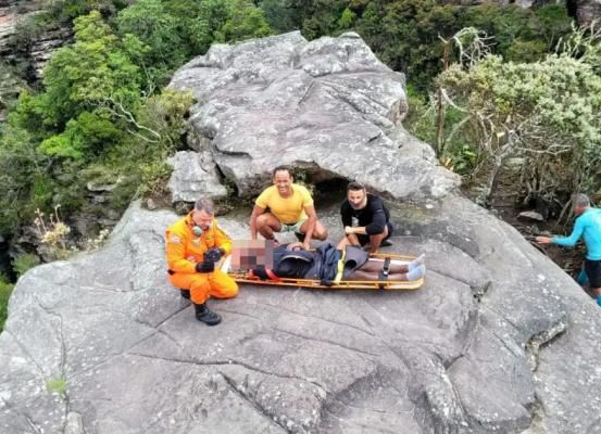 Francês é resgatado após sofrer traumatismo craniano durante trilha na Chapada Diamantina