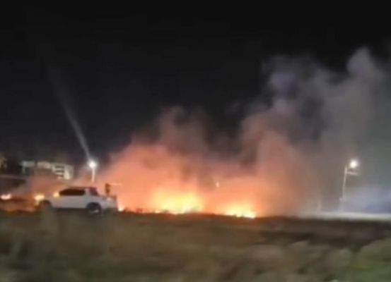 Incêndio em terreno baldio gera fumaça que afeta pacientes e acompanhantes no Hospital Regional de Irecê